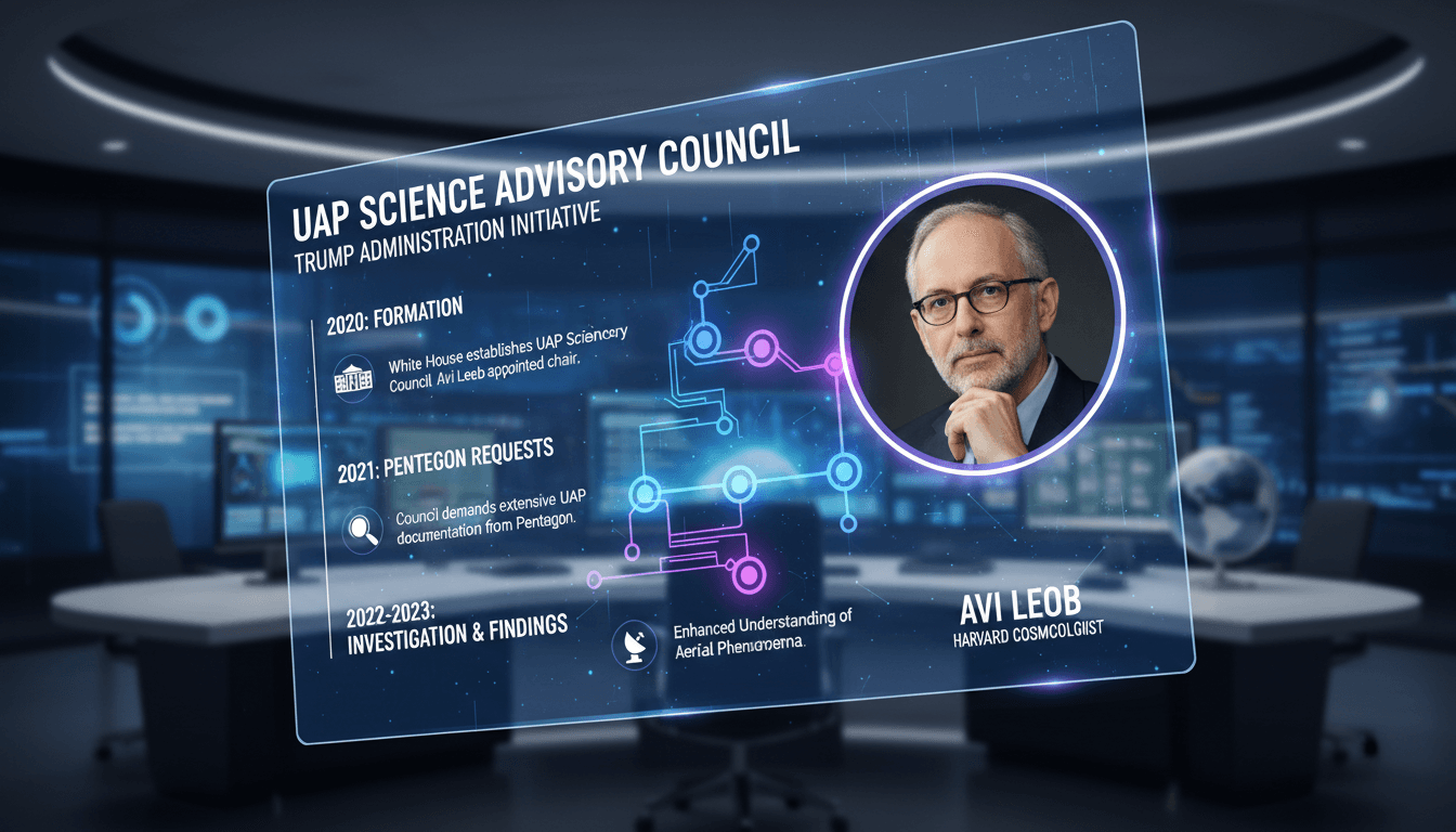 Trump Administration Forms UAP Science Advisory Council Led by Avi Loeb