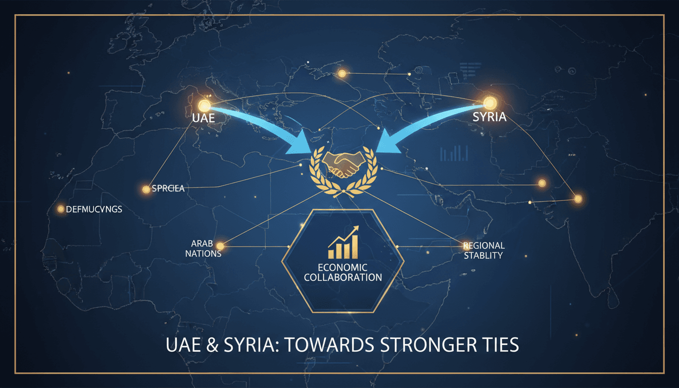 UAE and Syria leaders engage in phone discussions to enhance bilateral relations