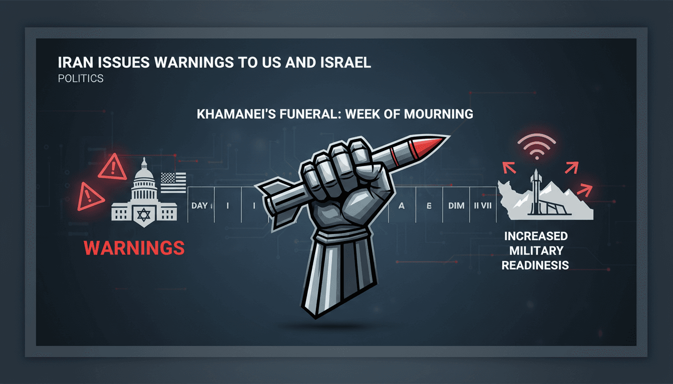 Iranian military readiness during Khamenei's funeral preparations