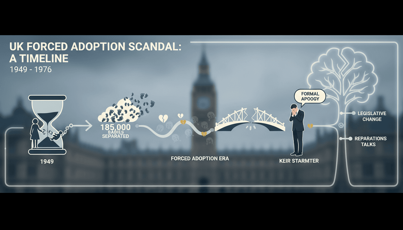 UK Labour leader Keir Starmer apologizes for historical forced adoption scandal
