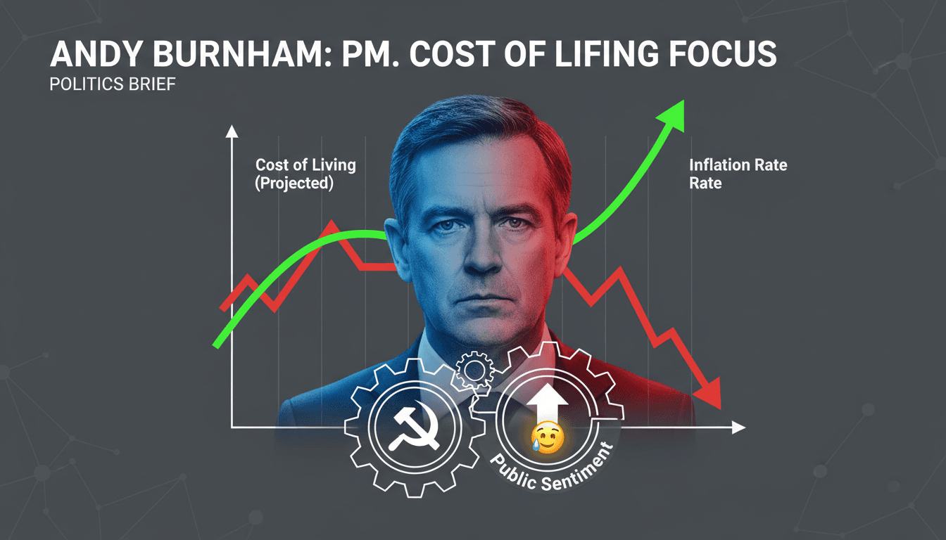 Andy Burnham expected to become Prime Minister with focus on cost of living