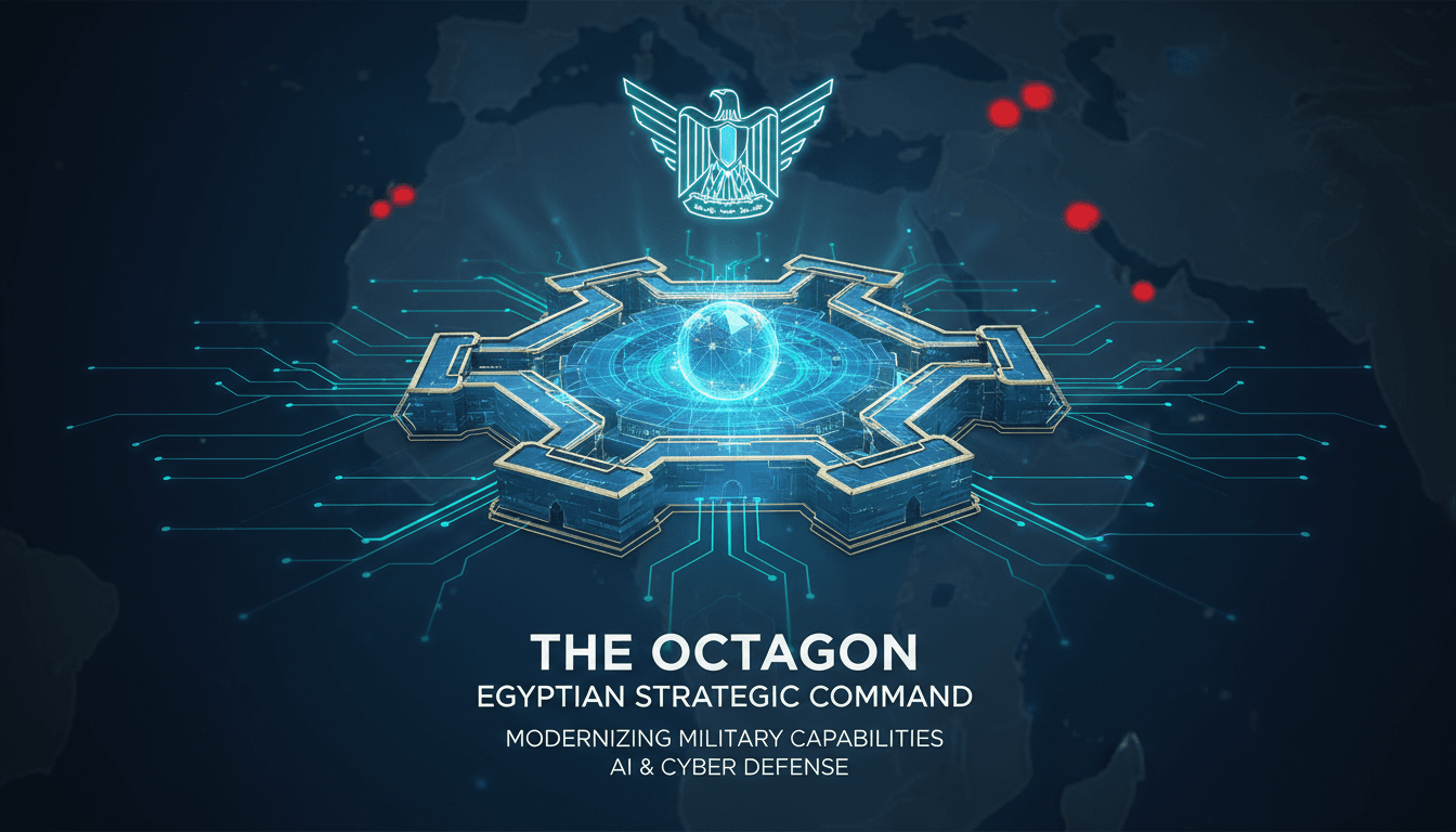 The Octagon command center in Egypt showcasing advanced military technology.