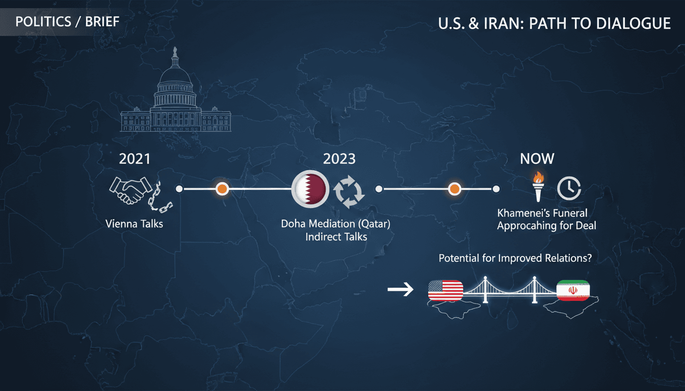 U.S. and Iran make progress in indirect negotiations mediated by Qatar