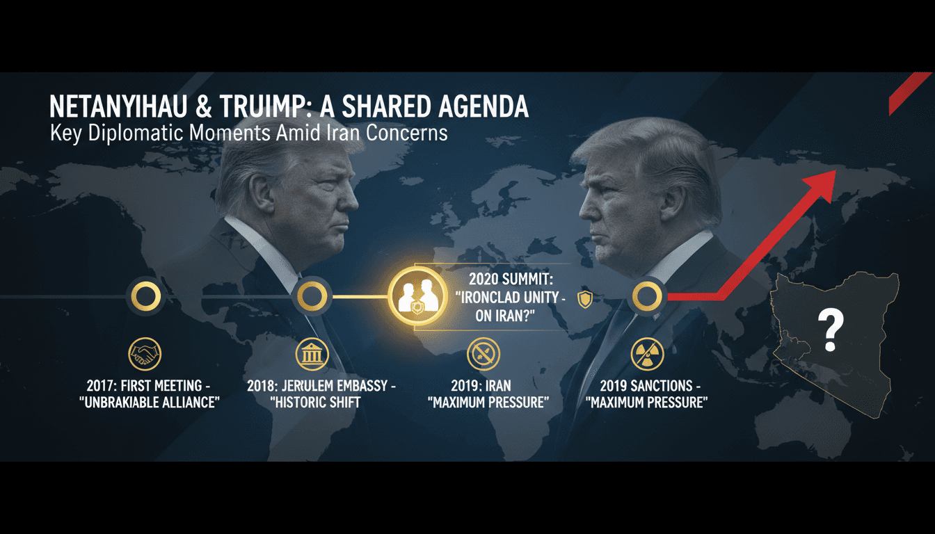 Netanyahu and Trump discussing Iran's nuclear ambitions