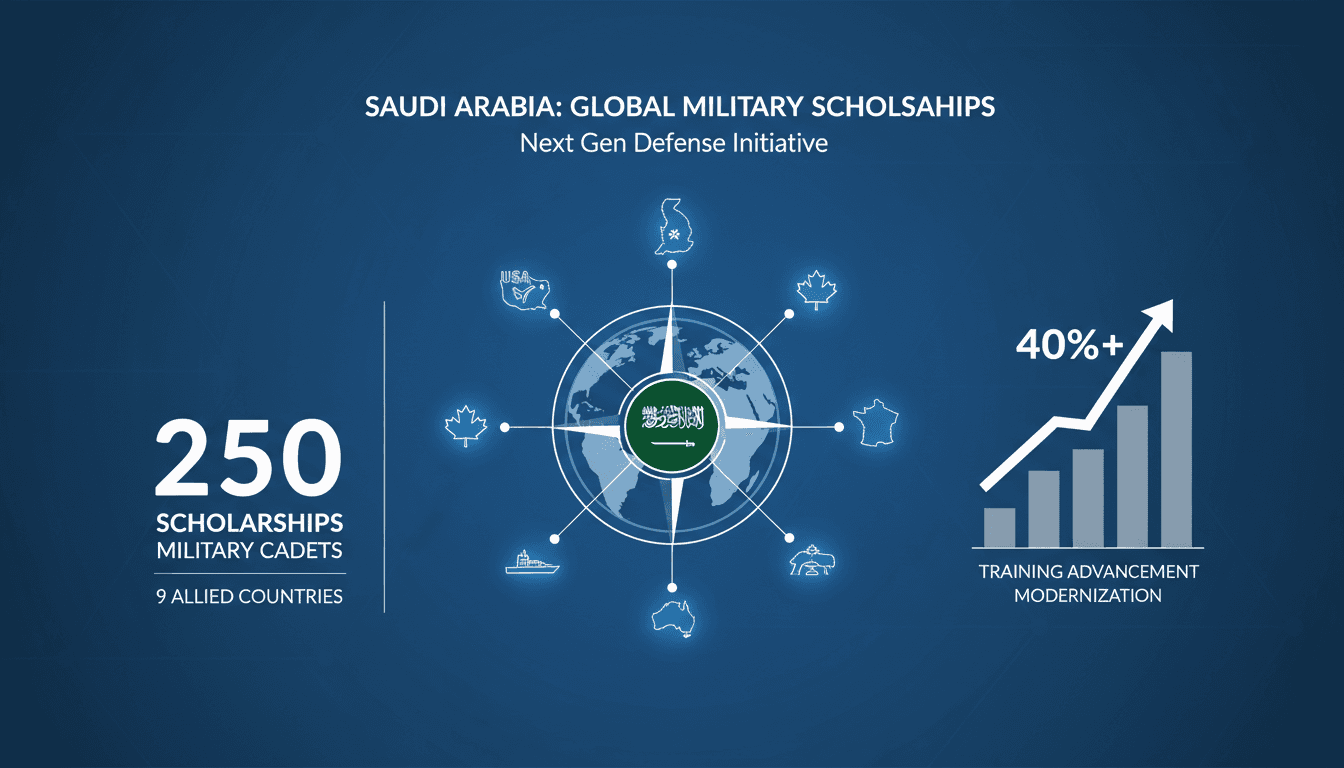 Saudi military scholarship program for secondary school graduates