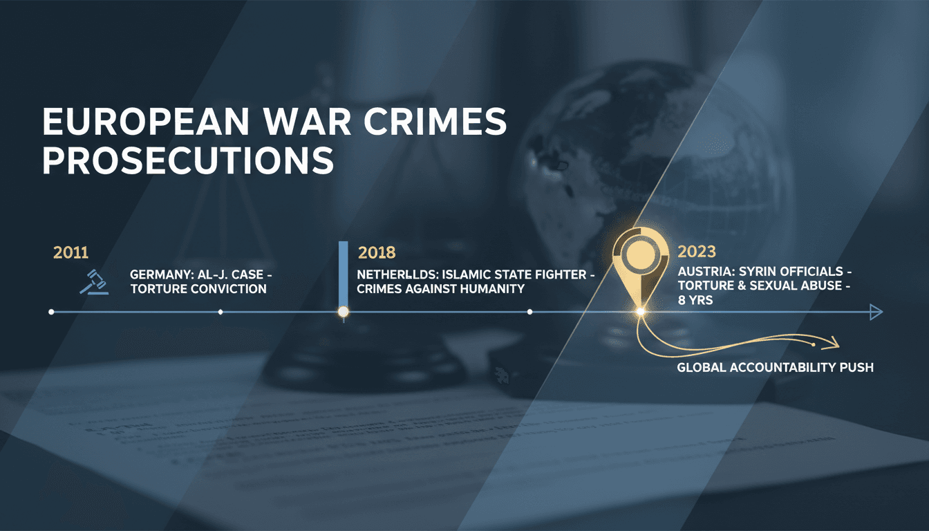 Two former Syrian officials convicted of war crimes in Austria