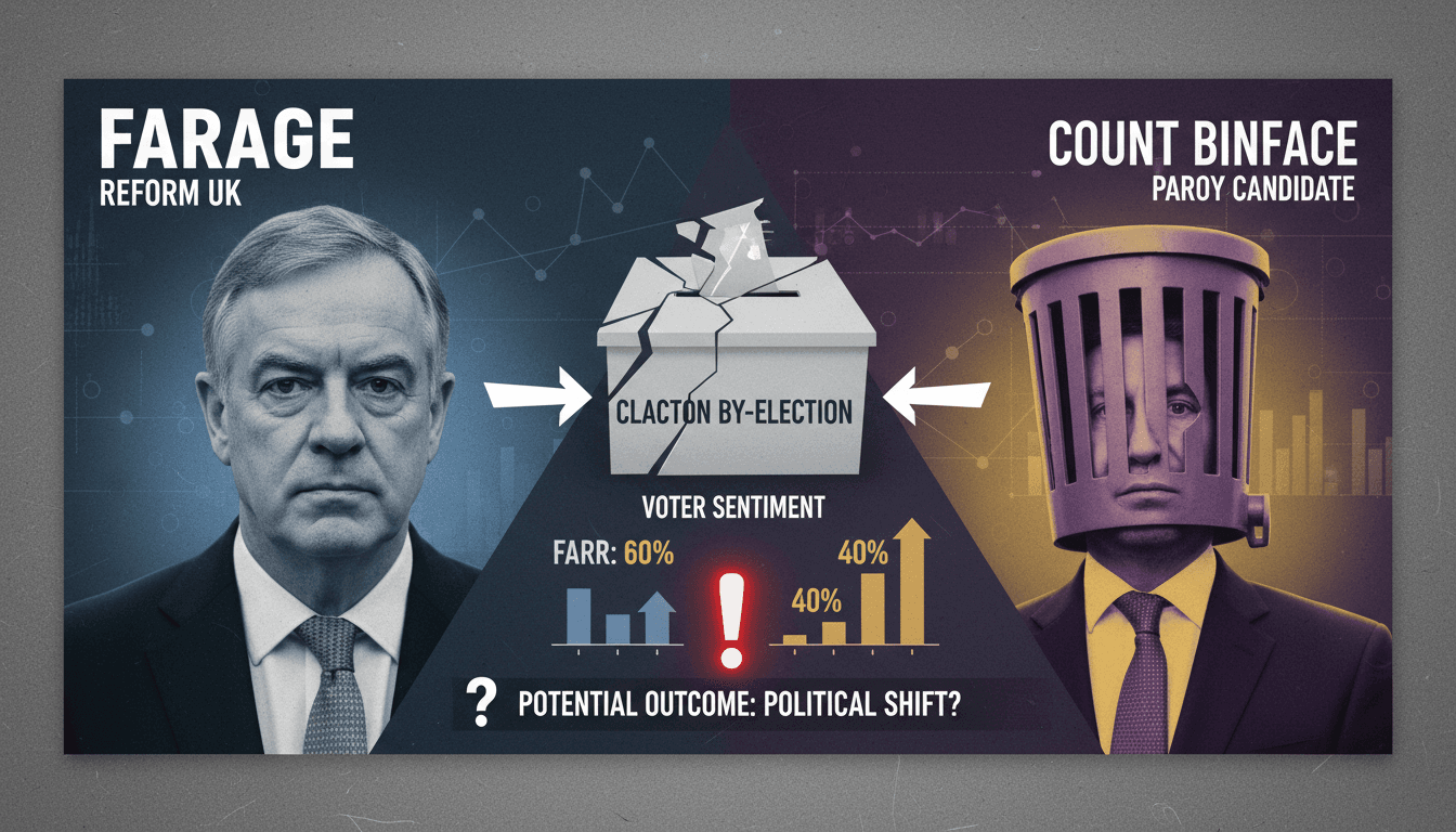 Nigel Farage announcing his resignation as MP for Clacton.