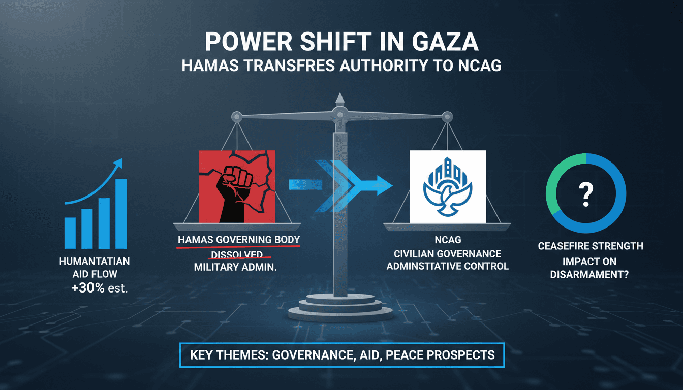 Hamas dissolves governing body in Gaza, transferring power to NCAG