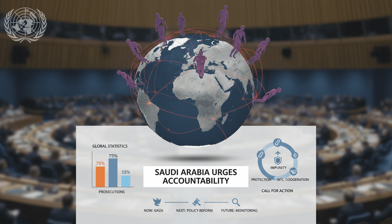 Saudi Arabia's envoy addressing the UN Security Council on sexual violence in armed conflicts.
