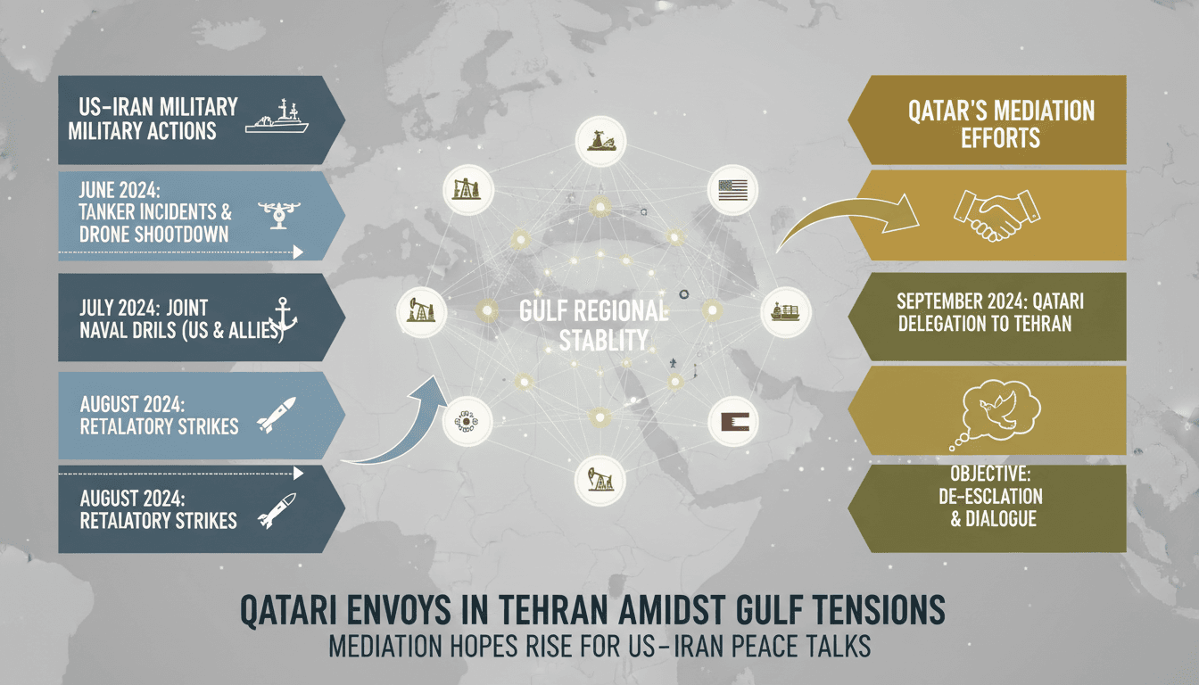 Qatari delegation meeting with Iranian officials to discuss tensions