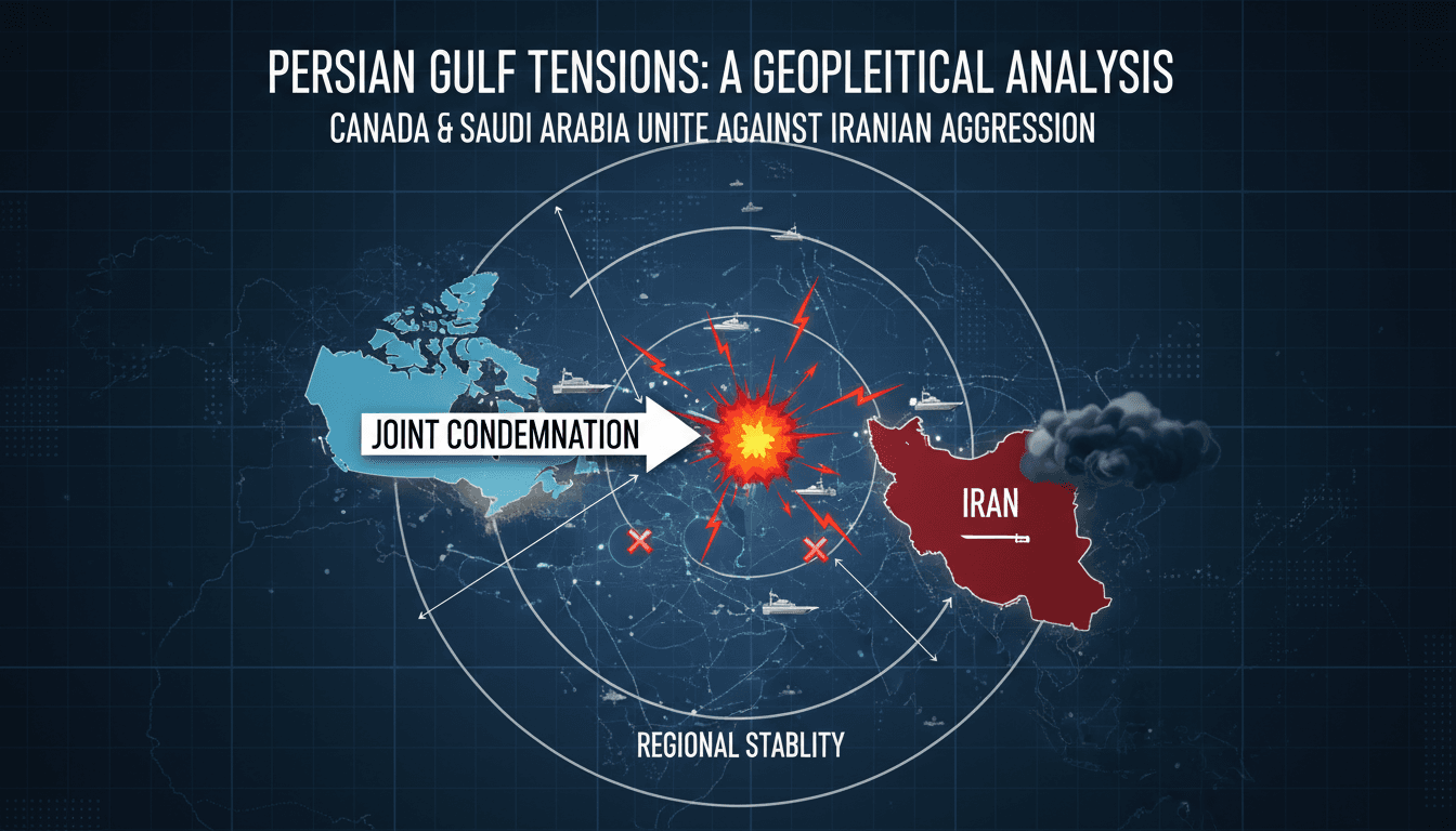 Canadian and Saudi foreign ministers meeting to discuss Gulf security.