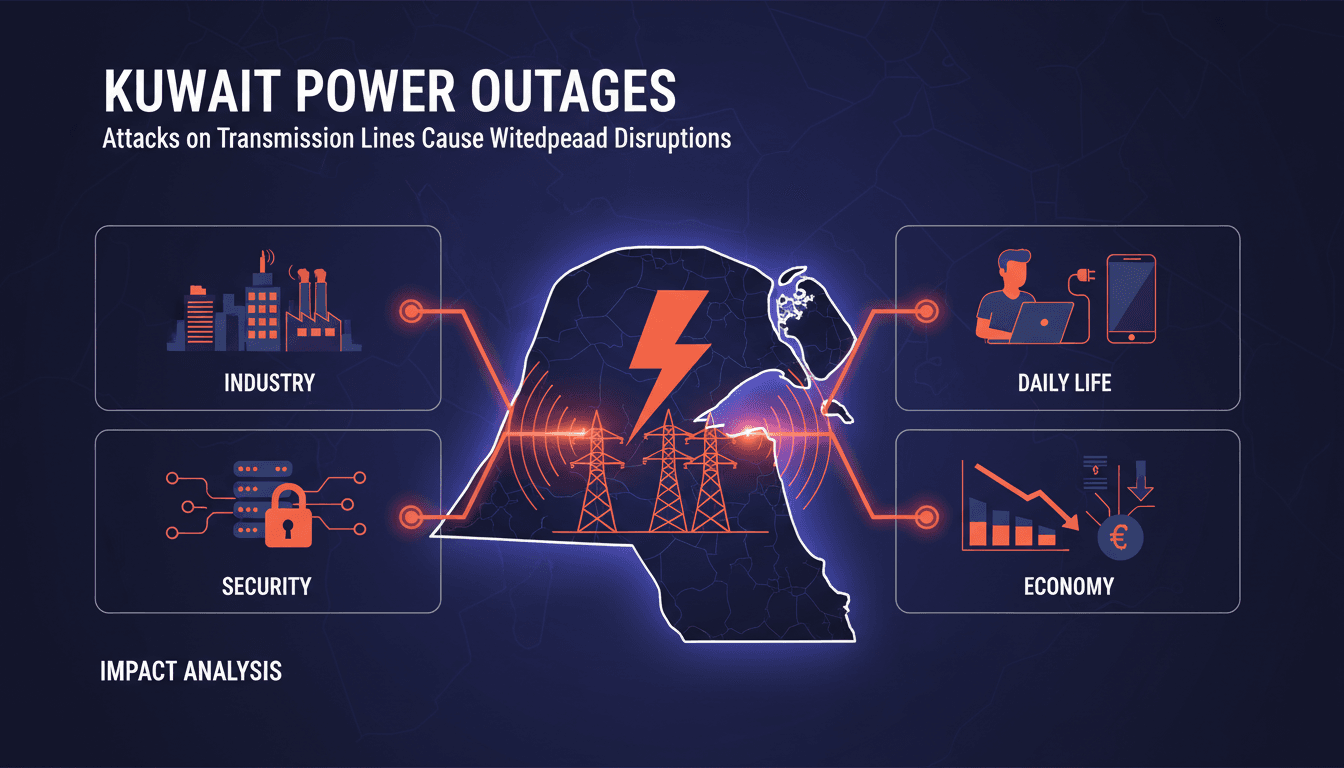 Overview of Kuwait's electrical infrastructure and recent outages.