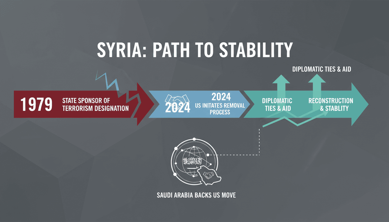 Saudi Arabia supports US initiative to lift Syria's terrorism designation