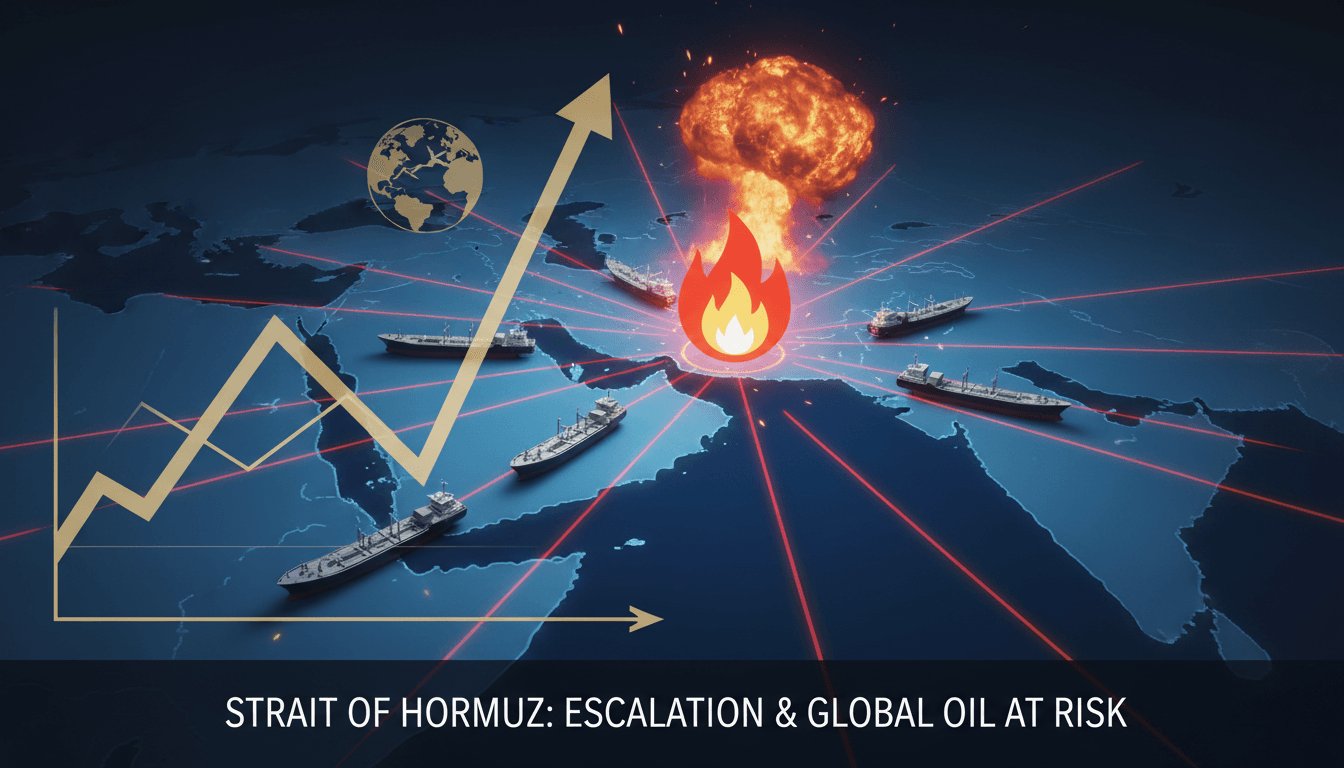 U.S. military airstrikes in response to Iranian provocations in the Strait of Hormuz.