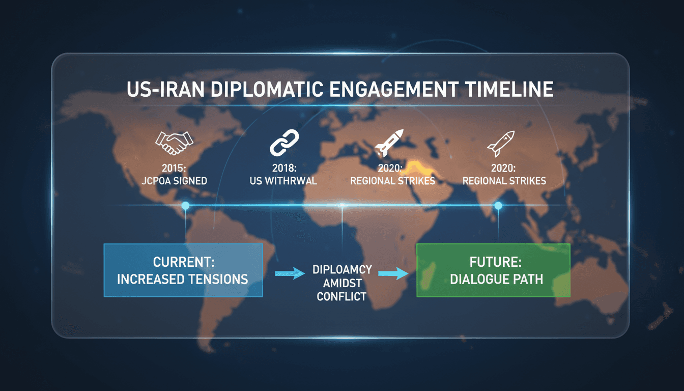 Diplomatic discussions between US and Iran amidst military tensions