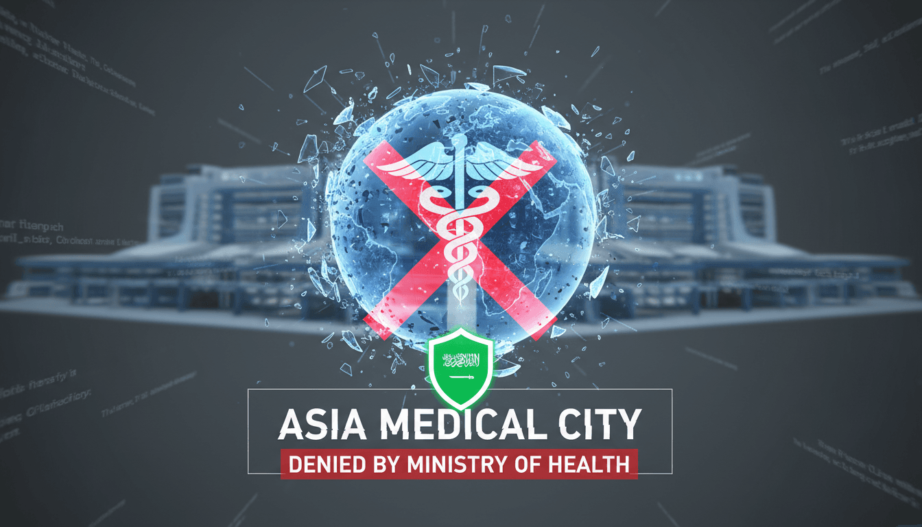 Saudi Ministry of Health logo with a backdrop of healthcare imagery