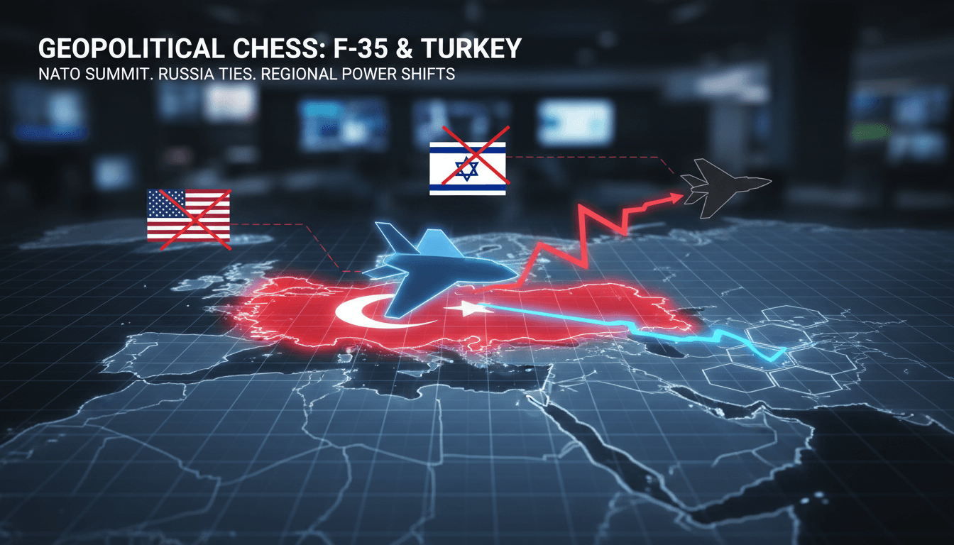 President Trump discussing F-35 fighter jet sale to Turkey.