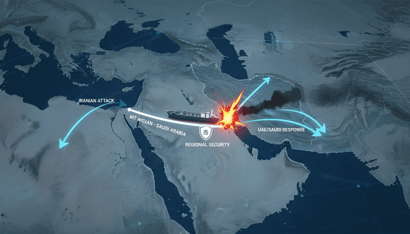 Map of the Strait of Hormuz highlighting shipping routes and recent tensions.