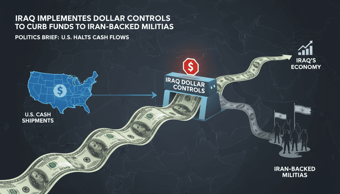 Iraq implements dollar controls to limit funds to Iranian militias