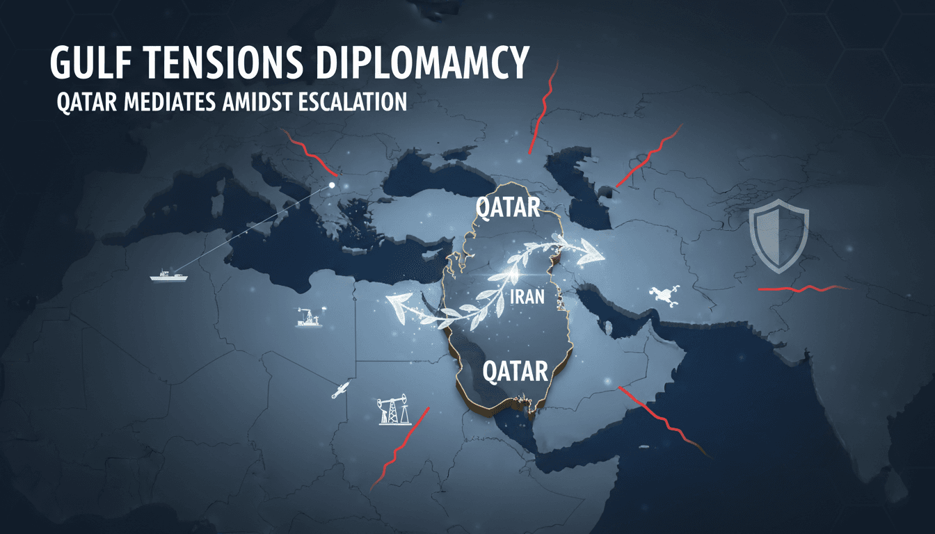 Qatari delegation meeting with Iranian officials amidst Gulf tensions