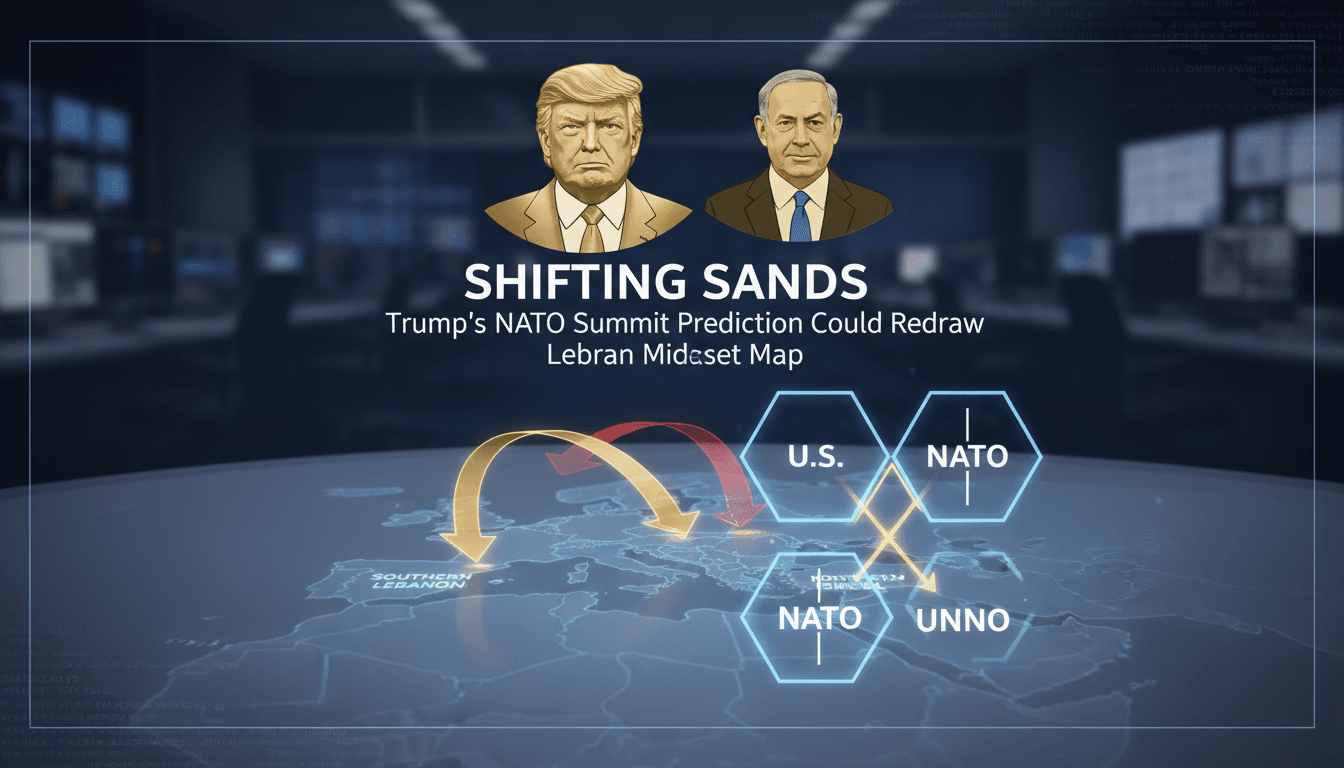 Trump predicts Israeli troop withdrawal from southern Lebanon during NATO Summit