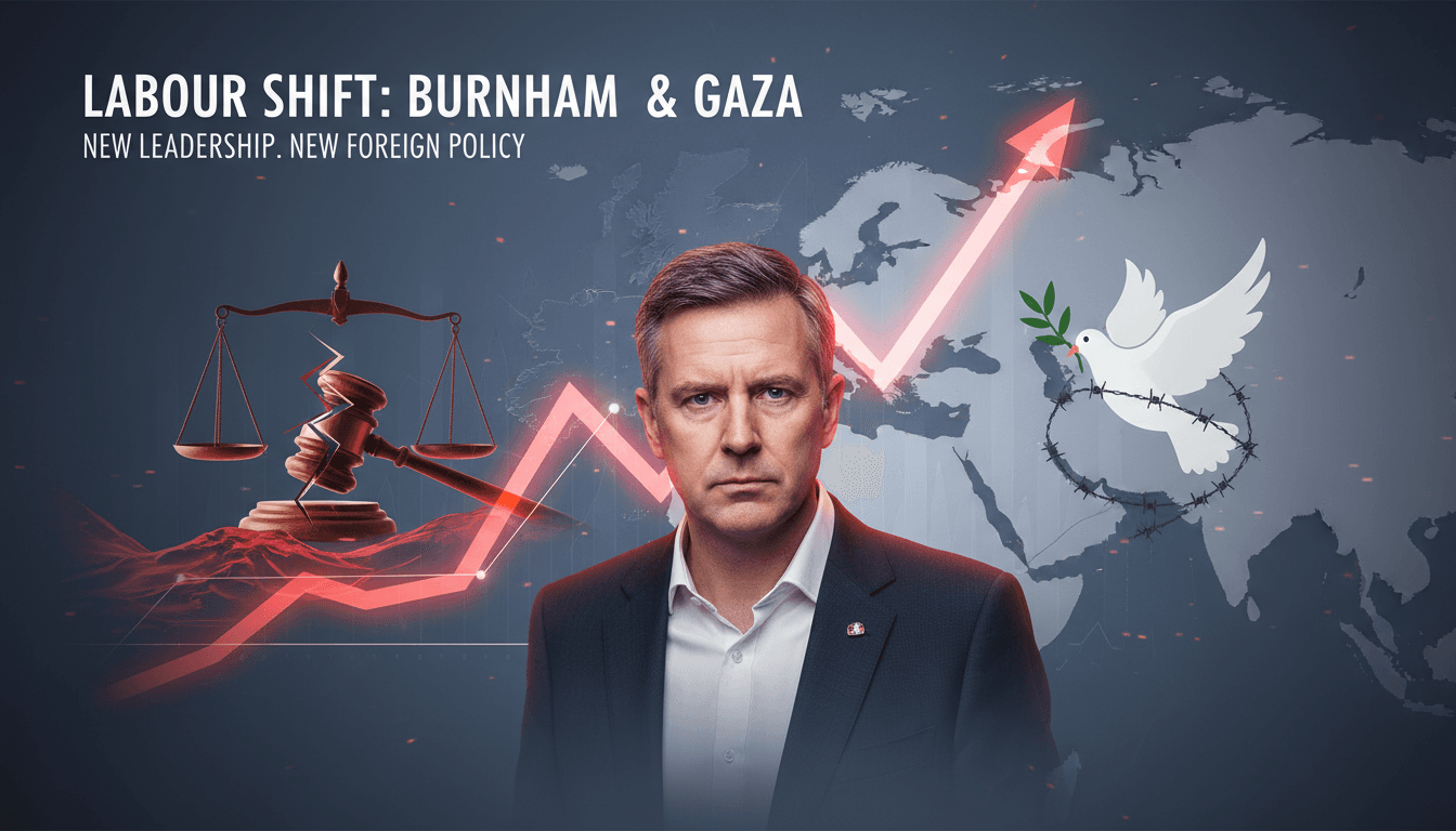 Andy Burnham announces candidacy for Labour leadership amid Gaza conflict
