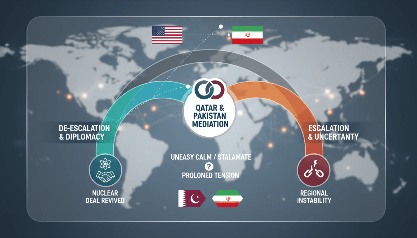 Diplomatic meeting between Qatar, Pakistan, and US-Iran representatives