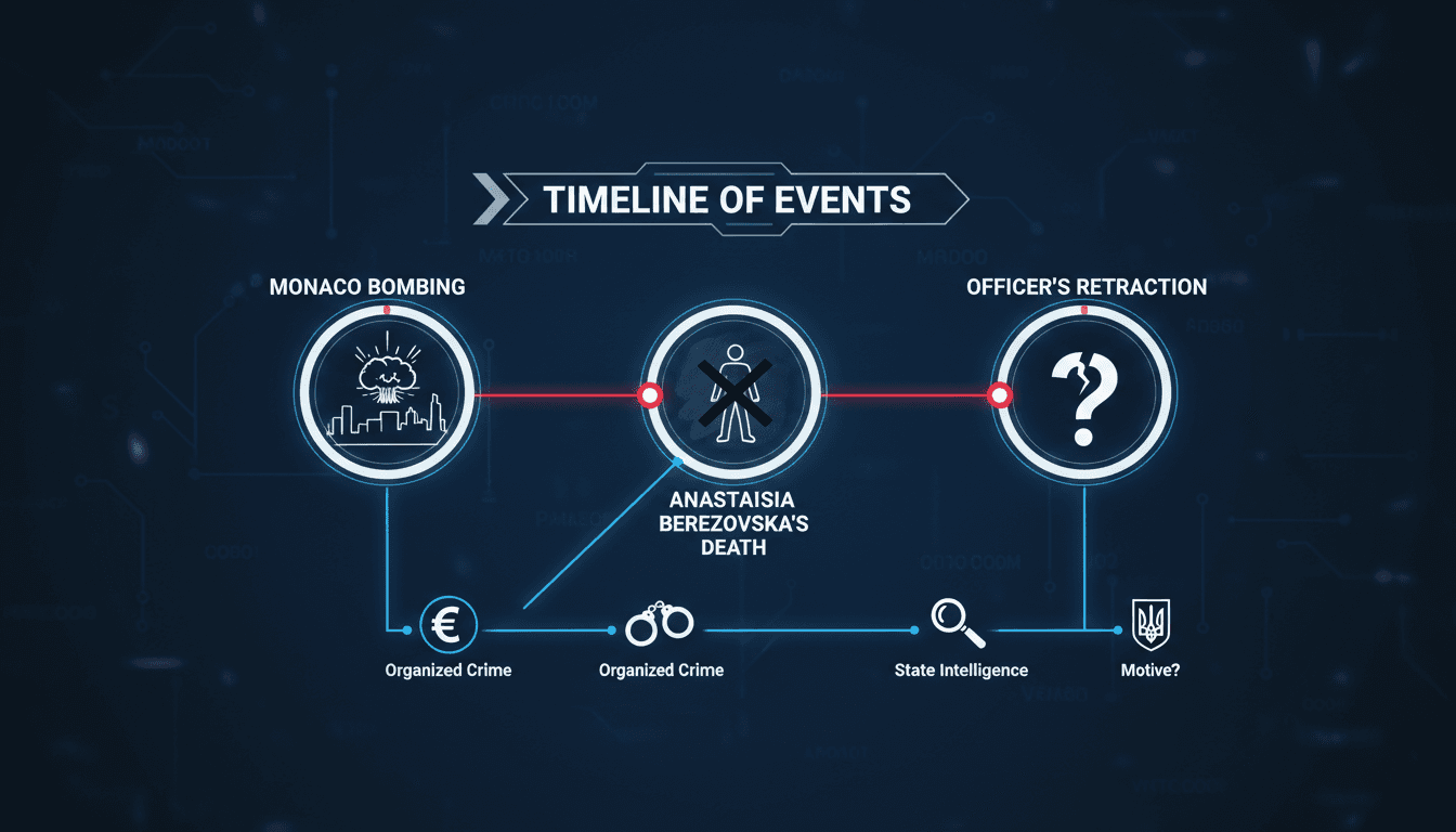 Ukrainian Intelligence Officer Retracts Confession in Monaco Bombing Case