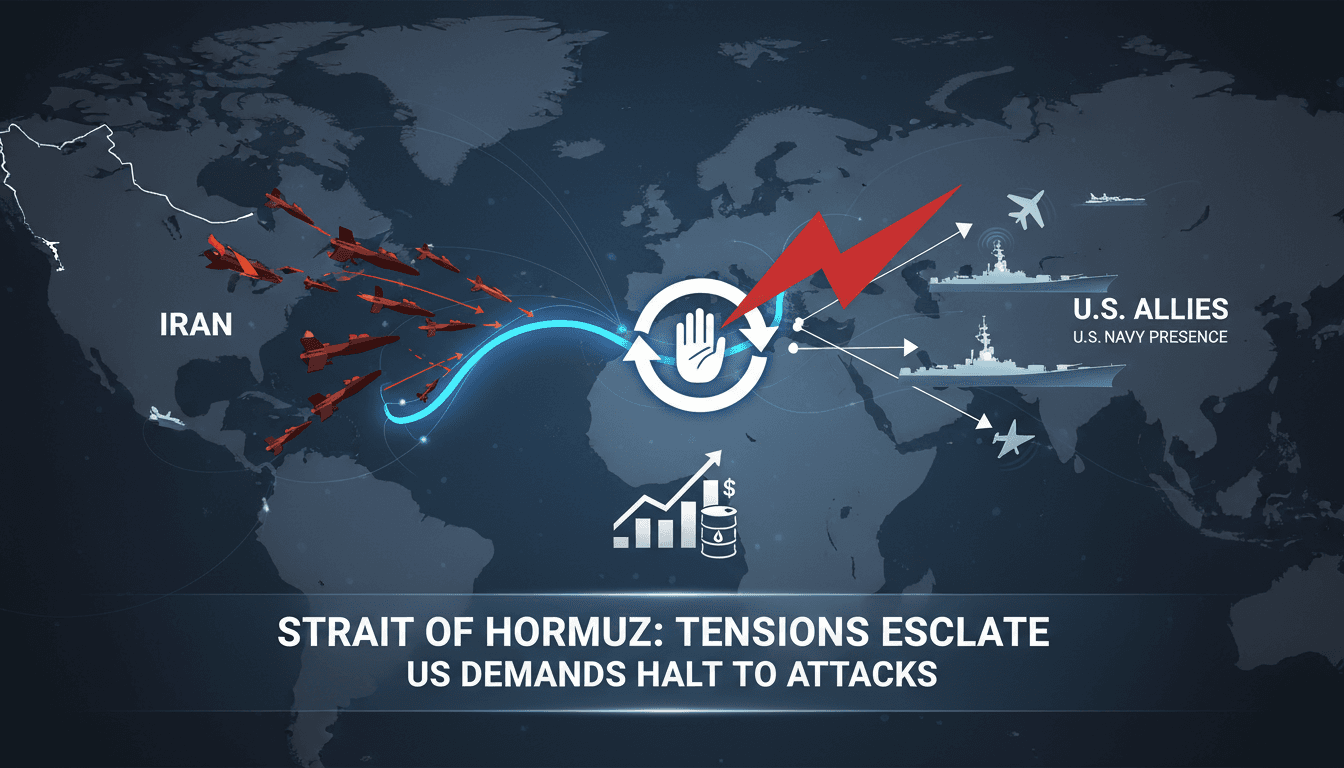 U.S. military presence in the Strait of Hormuz amidst rising tensions with Iran