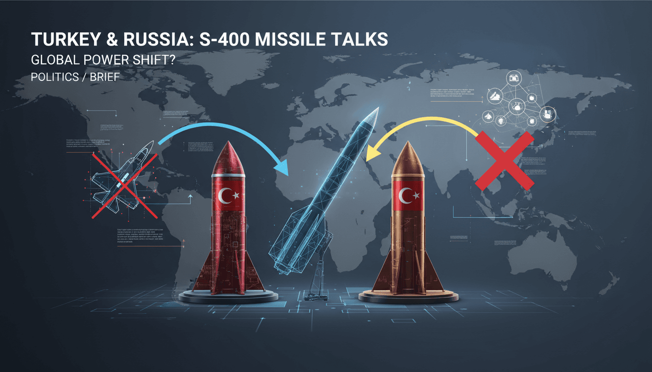Turkey and Russia engage in S-400 missile system negotiations.