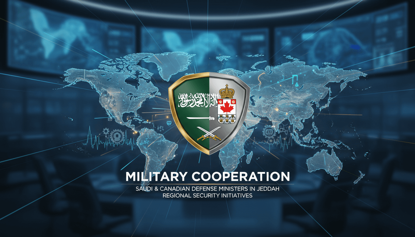 Saudi and Canadian defense ministers meeting in Jeddah