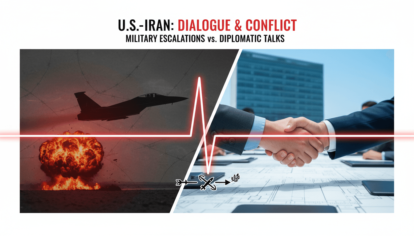 Diplomatic negotiations between U.S. and Iran amidst military tensions