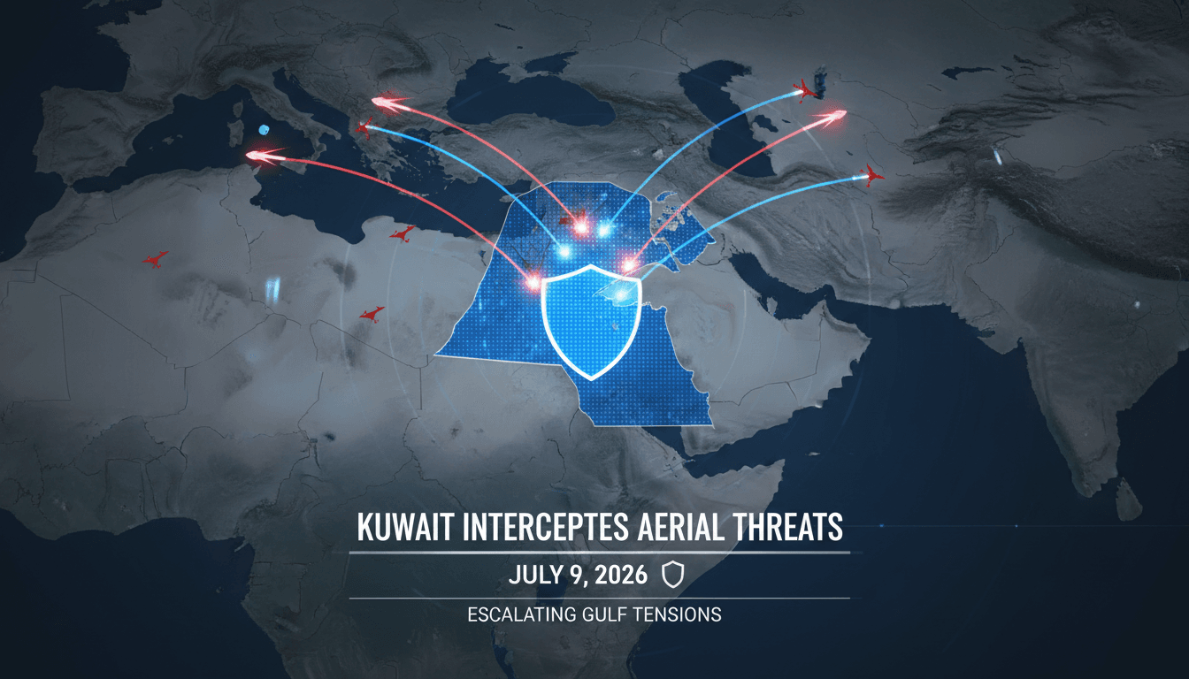 Kuwait military intercepts missiles and drones in defense operation
