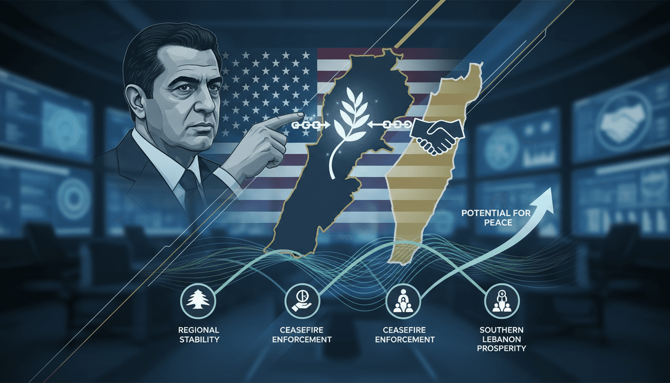 President Joseph Aoun discussing negotiations with US leadership.