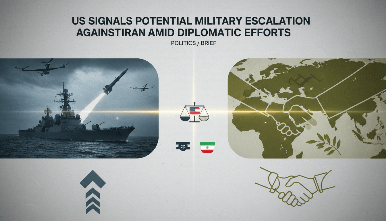 U.S. military readiness and diplomatic engagement with Iran