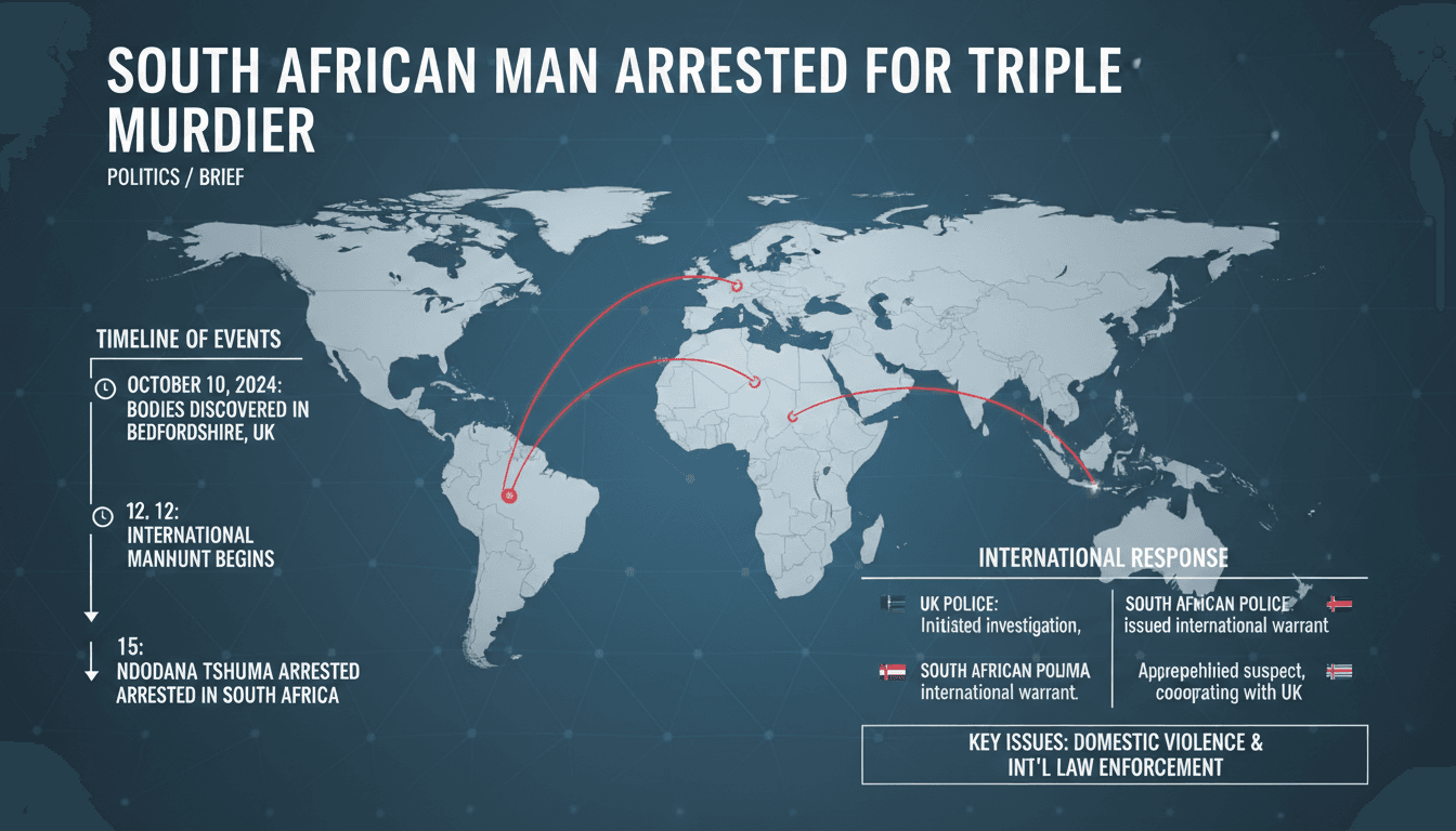 Ndodana Mkhanyisi Tshuma arrested for triple murder of family