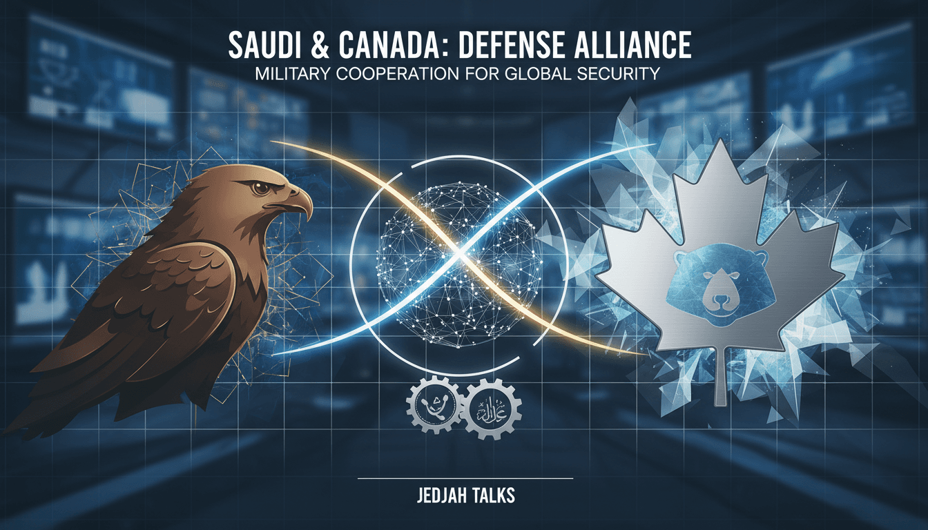 Saudi and Canadian defense ministers meeting in Jeddah