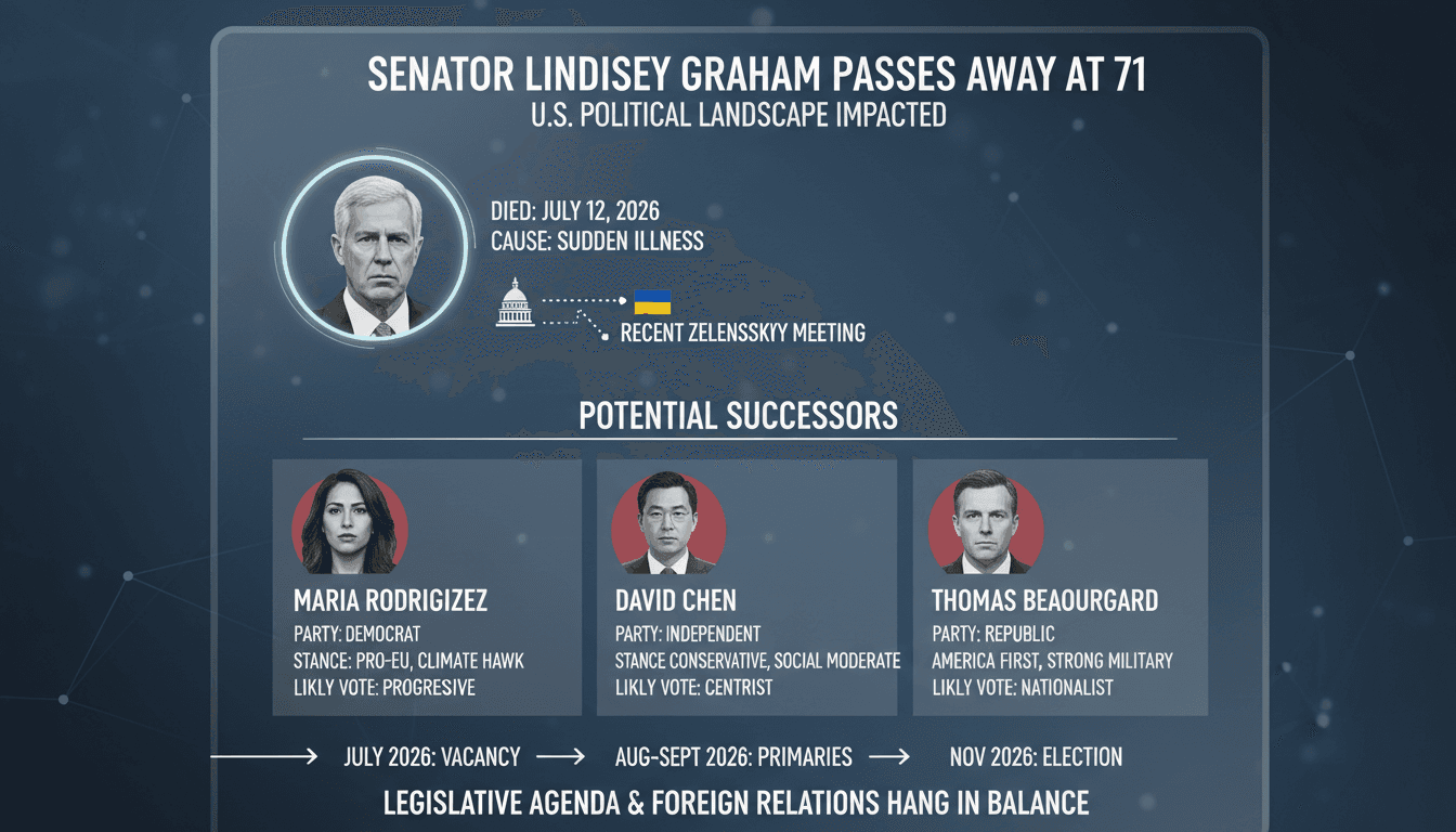 Senator Lindsey Graham speaking at a political event