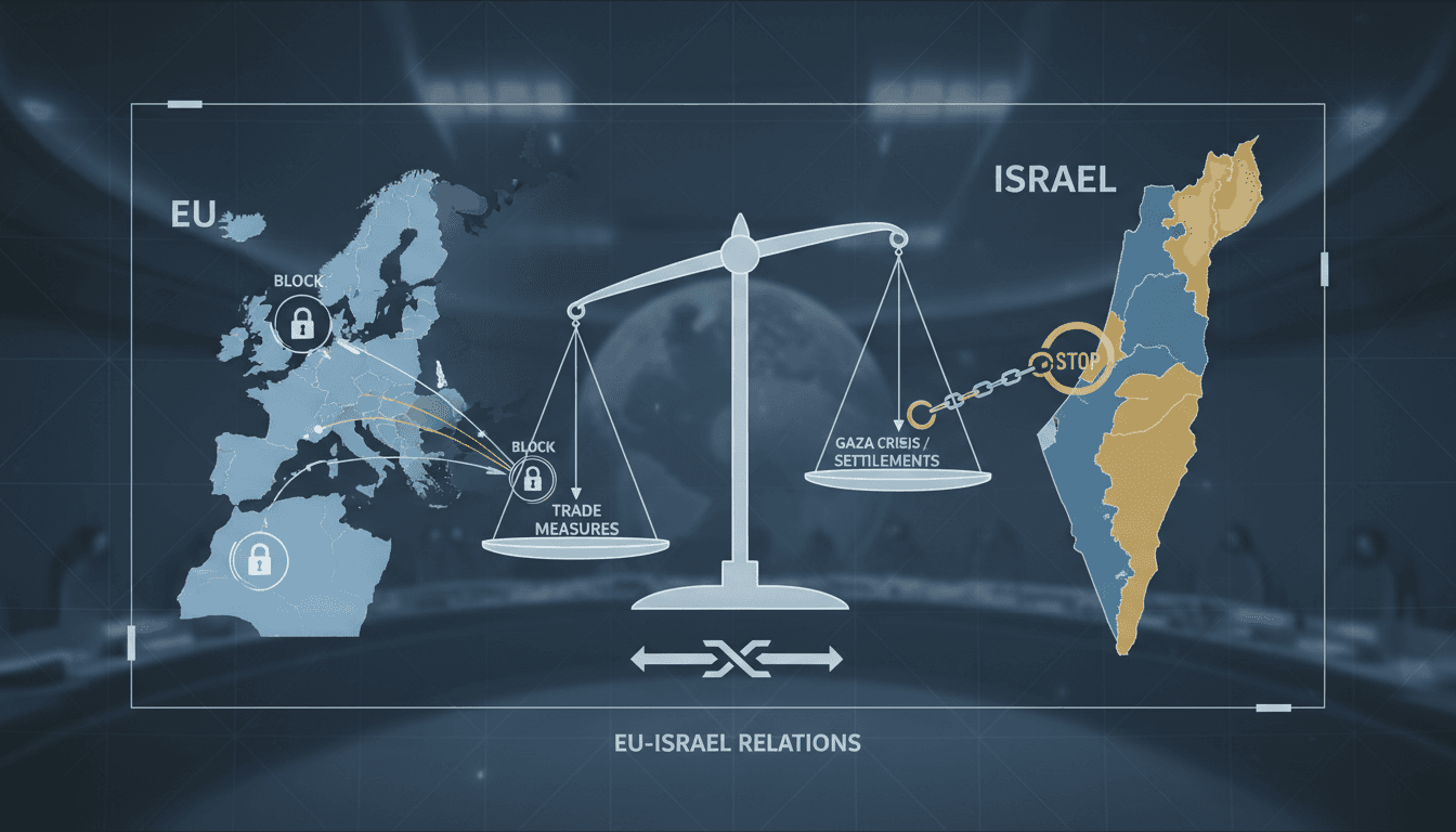 EU foreign ministers meeting to discuss trade measures against Israeli settlements