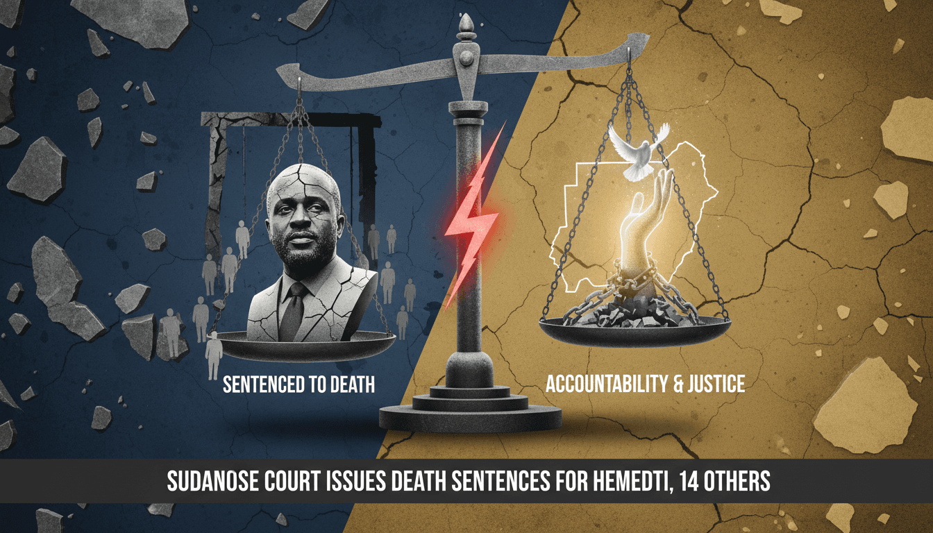 Sudanese court ruling on Hemedti and others for crimes against humanity