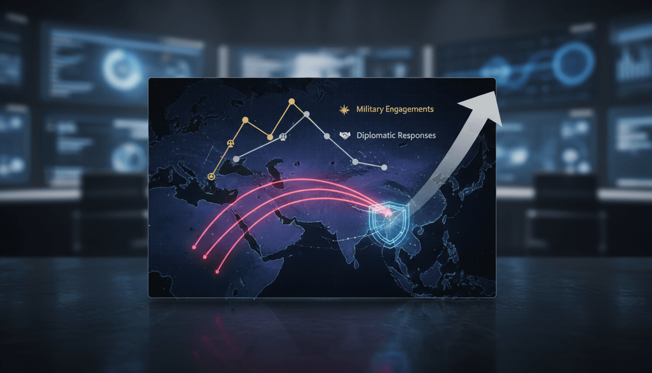 UAE air defense systems intercepting aerial threats in the Gulf