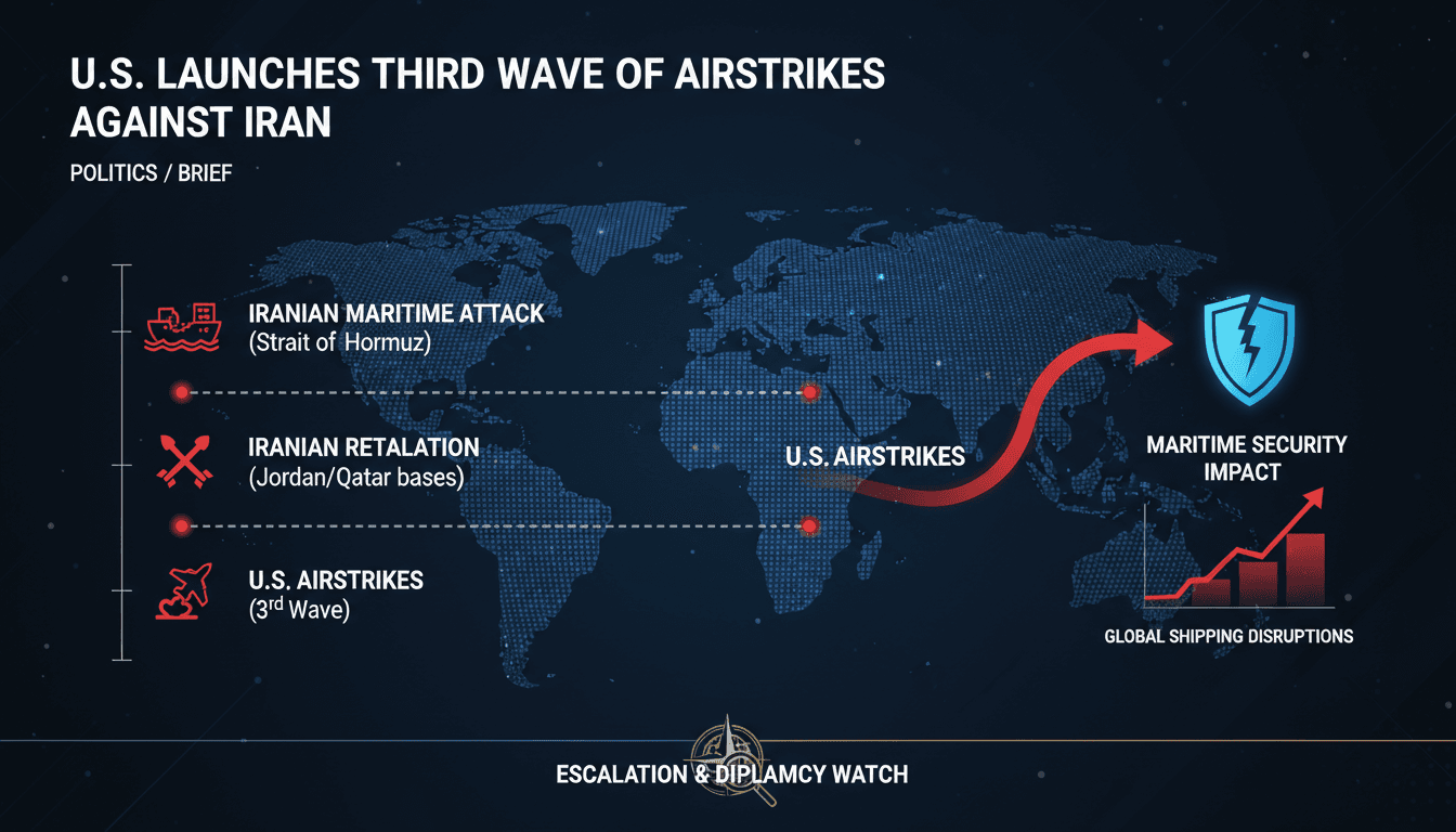 U.S. military airstrikes in response to Iranian maritime attacks