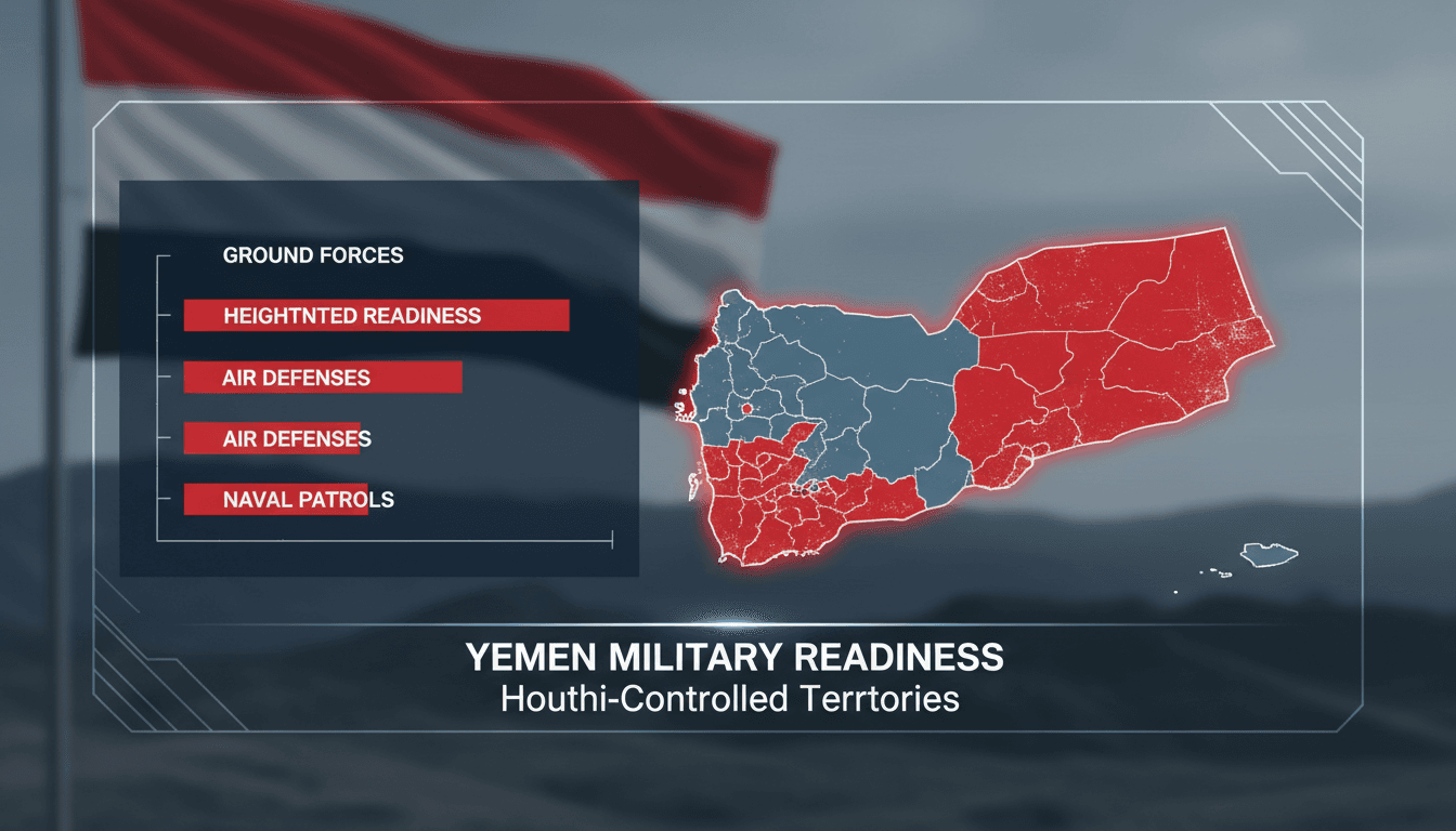 Yemeni military forces on alert amid rising tensions with Houthis