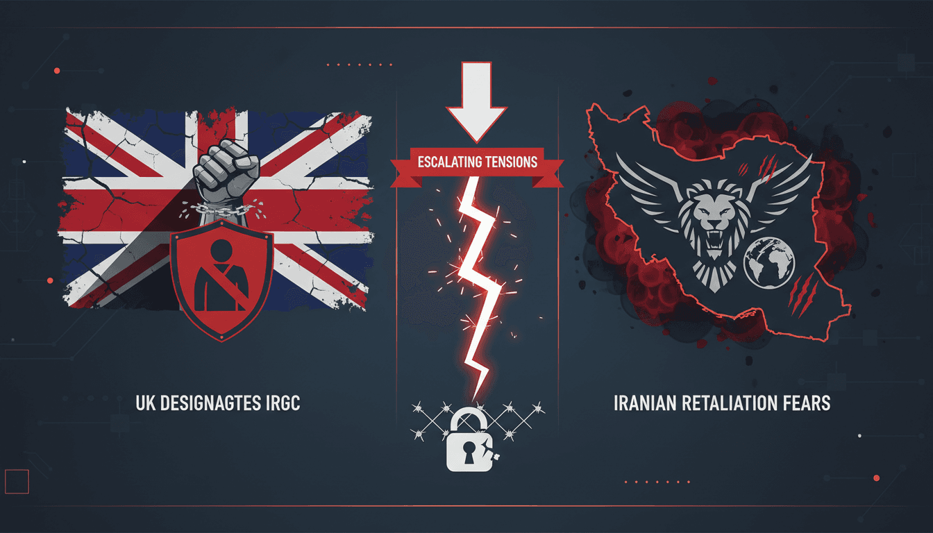 UK government designates Iran's IRGC as a terrorist organization