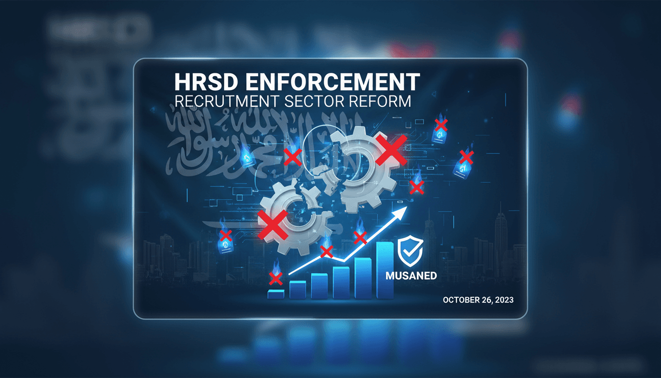 HRSD enforcement actions against recruitment offices in Saudi Arabia