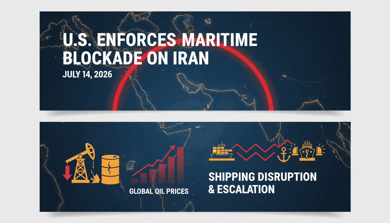 U.S. Navy enforcing maritime blockade on Iran