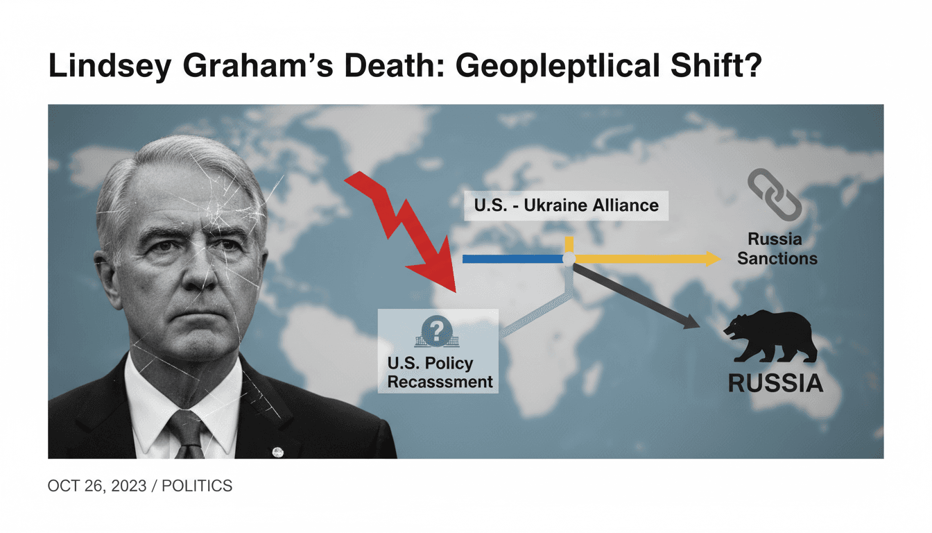 Senator Lindsey Graham speaking at a press conference on Ukraine sanctions.