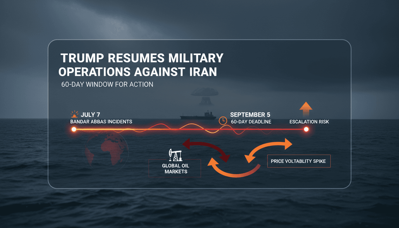 President Trump announces military operations against Iran
