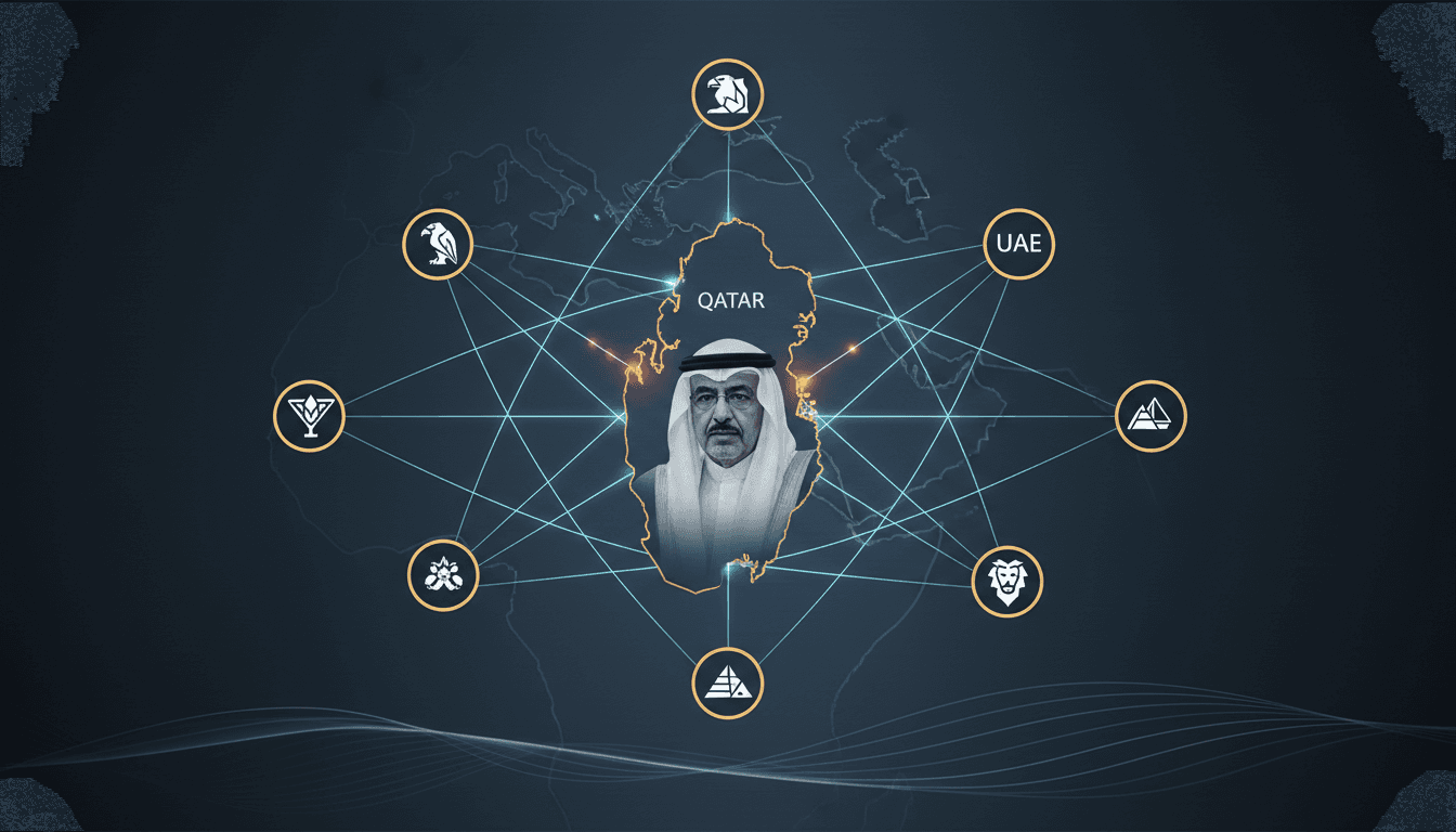 Sheikh Hamad bin Khalifa Al Thani during a public event
