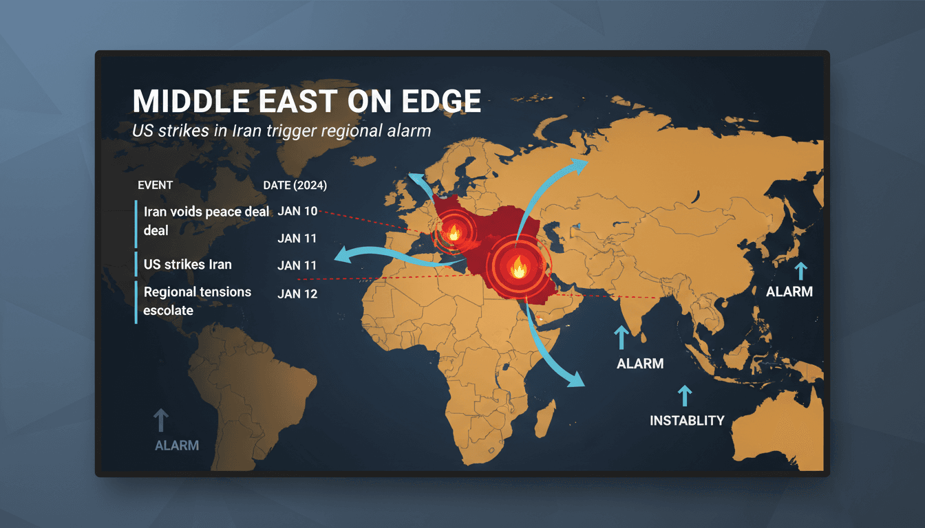 US military strikes in Iran trigger explosions and regional alarm